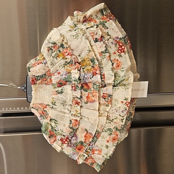 💕LOVESHACKFANCY💕 Billie Skirt ~ Shining Gemstone Floral Print Girls 2-3 Y NWT - Picture 11 of 16